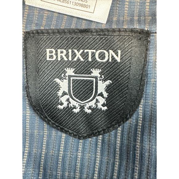 Brixton Fiddler Cap Fisherman Newsboy Hat Black Size S Lined Herringbone BU0048 - Picture 8 of 10